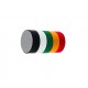 Lot de 5 rouleaux de ruban adhesif isolant coloris variés 19 mm x 10 M