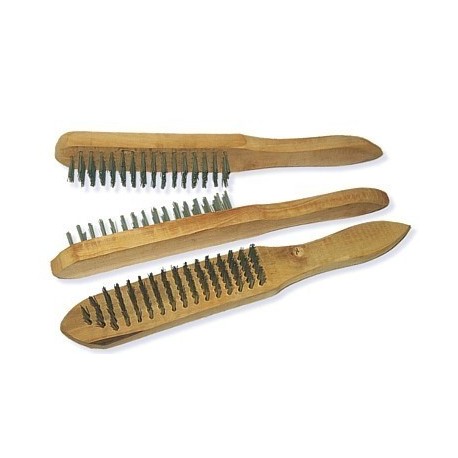 Lot de 3 brosses métalliques 2-3-4 Rangs