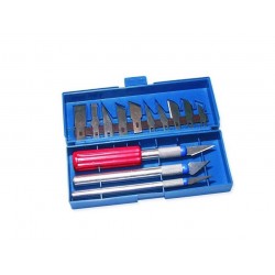 Coffret couteaux / scalpels + manches (16 pièces)