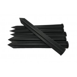 Lot de 6 piquets d’ancrage noir